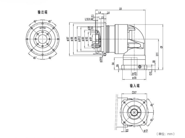 NDR064系列精密行星減速機型號參數(shù)與圖紙