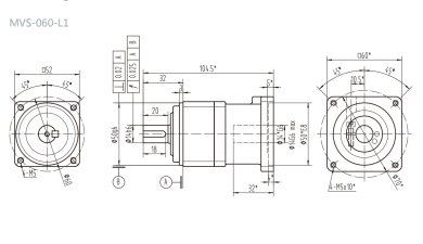 MVS060L1行星減速機(jī)型號