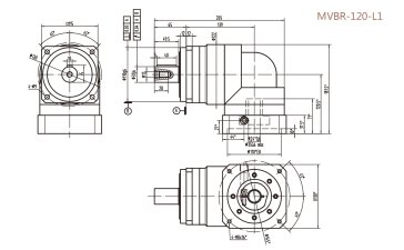 MVBR120L1精密行星減速機(jī)型
